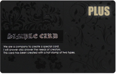 マットブラック+plusカード