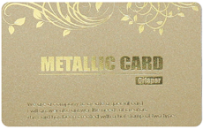 クリスパーメタリックカード