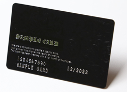 マットブラック（黒マット）カード