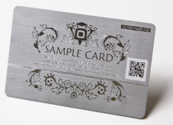 ヘアラインカード（シルバー）