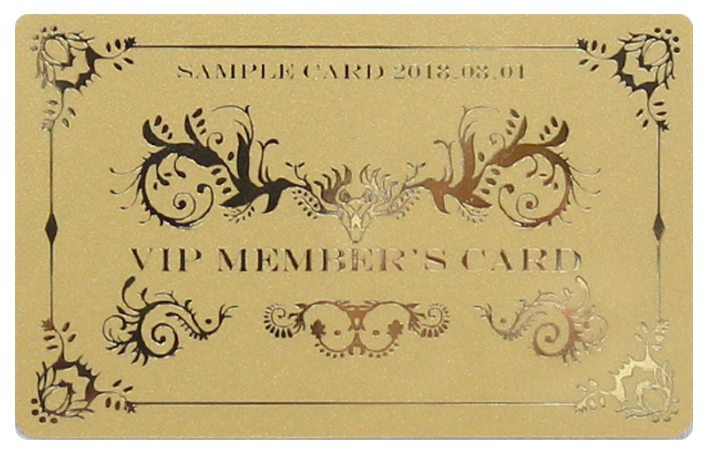 ラメ・プラスチックカード